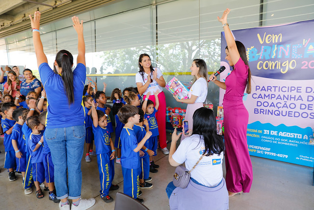 Campanha Vem Brincar Comigo leva alunos de creche pública ao Sesi Lab