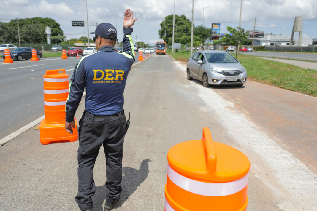 Novos desvios na EPTG, sentido Eixo Monumental, começam nesta sexta (16)